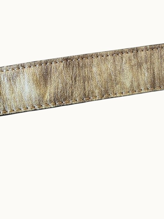Streets Ahead Belt S Leather Distressed Boho Western Buckle Santa Monica USA main image 5